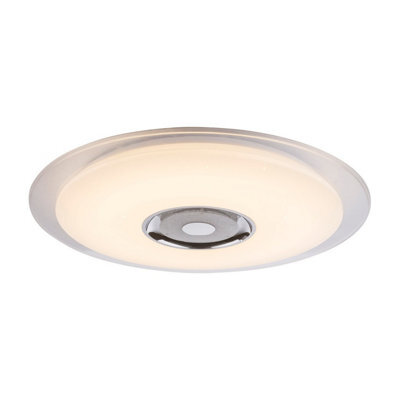 Luminosa Lighting Luminosa Tune Decorative Flush Ceiling Light White Led Dimmable 3000-6000K Remote Control - image 1