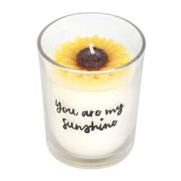 You Are My Sunshine Candle With 3D Sunflower - thumbnail 4