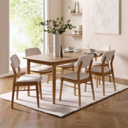 Oakham Sorella Premium White Boucle Upholstered Dining Chairs - Set Of 2 - thumbnail 8