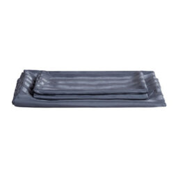 Living And Home Queen Polyester Satin Stripe Sheet Set (Quilt Not Included) - thumbnail 2