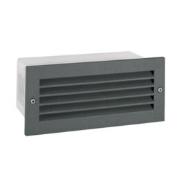 Luminosa Lighting Elstead Grimstad Led Outdoor Recessed Wall Light Graphite Ip65