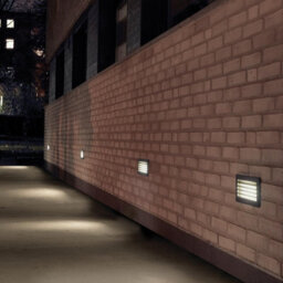 Luminosa Lighting Elstead Grimstad Led Outdoor Recessed Wall Light Graphite Ip65 - thumbnail 2