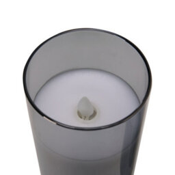 Living And Home 3-Piece Simulated Cylindrical Glass Flameless Led Candle Set - thumbnail 8