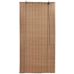 Berkfield Eco-Friendly Bamboo Roller Blinds 2 Pcs 150X220 Cm Brown