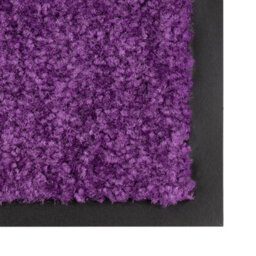 Floordirekt Use&wash Velour Dirt Trapper Entrance Mat Absorbent Non Slip Back Home Business Hallway Purple 120 X 300 Cm - thumbnail 4