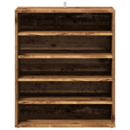 Berkfield Shoe Cabinet Old Wood 60X35X70 Cm Engineered Wood - thumbnail 5