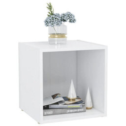 Berkfield Tv Cabinets 2 Pcs White 37X35X37 Cm Engineered Wood - thumbnail 6