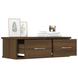 Vidaxl Wall Cabinet Brown Oak 60X26X18.5 Cm Engineered Wood - thumbnail 7