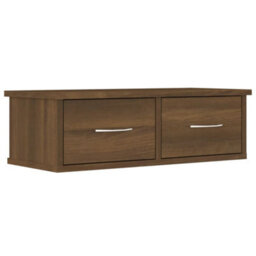 Vidaxl Wall Cabinet Brown Oak 60X26X18.5 Cm Engineered Wood - thumbnail 2