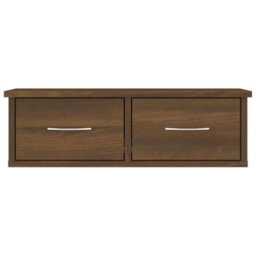 Vidaxl Wall Cabinet Brown Oak 60X26X18.5 Cm Engineered Wood - thumbnail 3