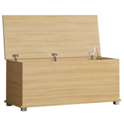 Lassic Vida Designs Leon Toy Box Storage Ottoman, Pine - thumbnail 8
