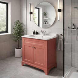Plum&clay Belmont Pink Traditional Floor Standing Vanity Unit (W)810mm