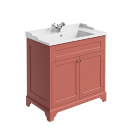 Plum&clay Belmont Pink Traditional Floor Standing Vanity Unit (W)810mm - thumbnail 2