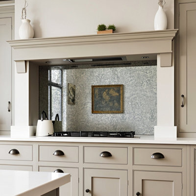 DIY Splashbacks Stratus Mirror Splashback 90Cm X 65Cm (Toughened Glass) - image 1