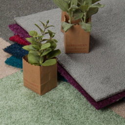 Purple Carpet Tiles Soft Carpet Squares Schatex Simply Soft 2741 Perfect For Bedroom And Living Room 50Cm X 50Cm - thumbnail 7
