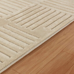 Livabliss Le Mans-Modern Beige 3D High & Low Pile Textured In- & Outdoor Rug 80 X 230 Cm Easy Care, Non Shedding - thumbnail 3