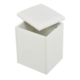 Abrihome White & Wood Convertible Lift-Top Table With 4 Stools, Wheels & Hidden Storage, 100X50X45Cm - thumbnail 9