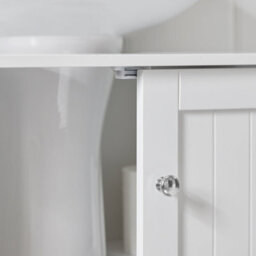 Sobuy Bzr18-Ii-W, Under Sink Cabinet Bathroom Vanity Unit, Suitable For Pedestal Sinks,white,w60Xd30Xh60 - thumbnail 9
