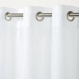 GoodHome Kymbe White Plain Daylight Eyelet Voile Curtain (W)140Cm (L)260Cm, Single - thumbnail 2