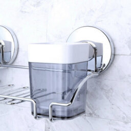 Suction Toothbrush Holder Wall Mount No-Drill - thumbnail 5