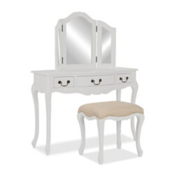 Statement Furniture Juliette Dressing Table Set - White