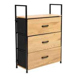 Thehotsale 3-Drawer Chest 80Cm H X 58.5Cm W X 23.5Cm D - thumbnail 4