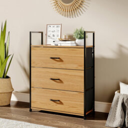 Thehotsale 3-Drawer Chest 80Cm H X 58.5Cm W X 23.5Cm D - thumbnail 1