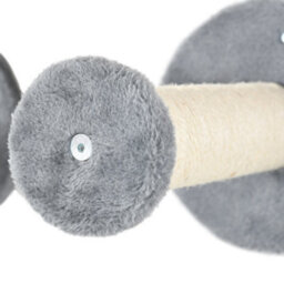 Pawhut 5 Pc Wall-Mounted Cat Tree Furniture Perch House Scratching Post Grey - thumbnail 9