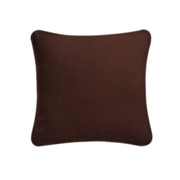 Chilimilii Cushion Covers 100% Cotton Plain Dyed Zip Pipe Edge Home Sofa Decor (50X50 Cm) - thumbnail 2