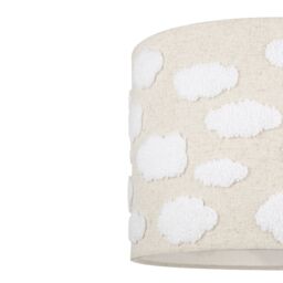 White & Neutral Clouds Round Lamp Shade (D)28Cm - thumbnail 5