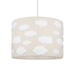 White & Neutral Clouds Round Lamp Shade (D)28Cm - thumbnail 4
