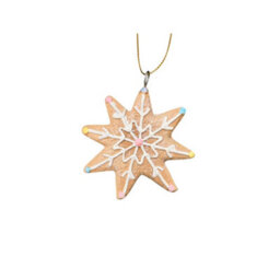 Melody Maison Set Of 3 Assorted Colourful Gingerbread Cookie Christmas Tree Baubles - thumbnail 9