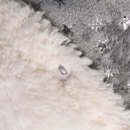 OHS Star Fleece Duvet Cover Bedding Set Metallic Foil Pillowcase Quilt - Single - thumbnail 4