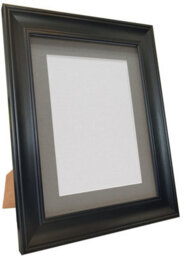 Frames By Post Scandi Black Frame With Dark Grey Mount For Image Size 5 X 3.5 Inch - thumbnail 4