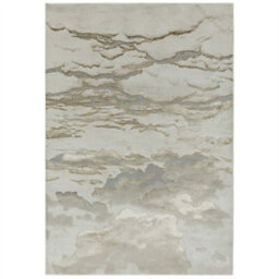 Beige Modern Easy To Clean Abstract Rug For Dining Room Bedroom And Living Room-120Cm X 170Cm - thumbnail 5