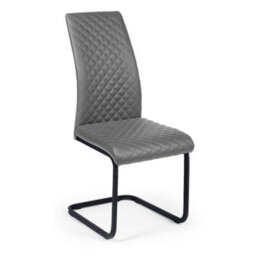 Oakham Windsor Premium Grey Upholstered Cantilever Dining Chairs - Set Of 4 - thumbnail 2