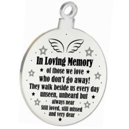 Red Ocean In Loving Memory Chirstmas Tree Decoration Mum Dad Nan Gift - thumbnail 5