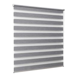 GoodHome Brize Corded Mottled Grey Day & Night Roller Blind (W)160Cm (L)180Cm - thumbnail 3