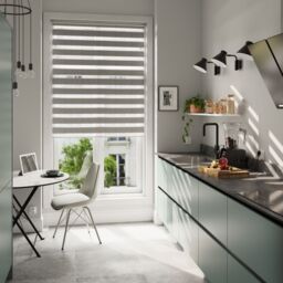 GoodHome Brize Corded Mottled Grey Day & Night Roller Blind (W)160Cm (L)180Cm - thumbnail 9