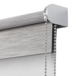 GoodHome Brize Corded Mottled Grey Day & Night Roller Blind (W)160Cm (L)180Cm - thumbnail 4
