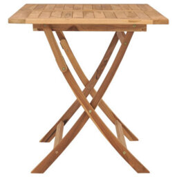 Walplus Folding Garden Table 120X70X75 Cm Solid Teak Wood - thumbnail 3