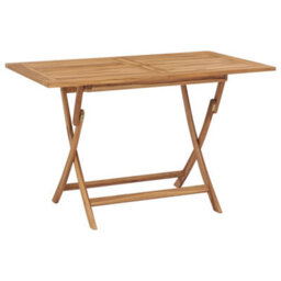 Walplus Folding Garden Table 120X70X75 Cm Solid Teak Wood - thumbnail 1