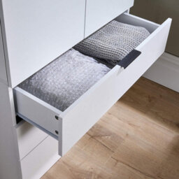 Home Source Phoenix 2 Door 3 Drawer Wardrobe White Bedroom Furniture - thumbnail 7