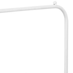 Wyld And Coco Astra Home White Freestanding Clothes Rail 171Cm - Slim Hallway Coat Stand - thumbnail 7