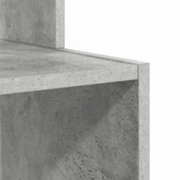 Berkfield Industrial Grey Computer Desk Concrete Grey - thumbnail 9