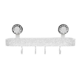 Large Corner Shower Caddy Suction Cup No-Drilling Organizer Shelf Storage Rack - thumbnail 1