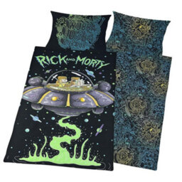 Rick And Morty Ufo Reversible Duvet Set Multicoloured (Single) - thumbnail 3