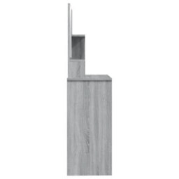Walplus Dressing Table With Mirror Grey Sonoma 86.5X35X136 Cm - thumbnail 8