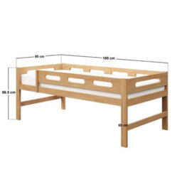 Flair Elijah Detachable Wooden Bunk Bed Brown - thumbnail 7