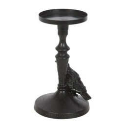 Something Different Pillar Mystic Raven Candle Holder Black (One Size) - thumbnail 2